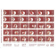 2010 Világkiállítás 2010, Sanghaj - Gömböc teljes bélyeg ív
