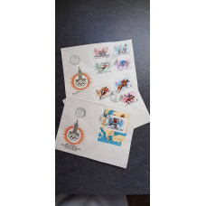 FDC válogatás bélyegsor és bélyeg ív - Elsőnapi bélyegzéssel